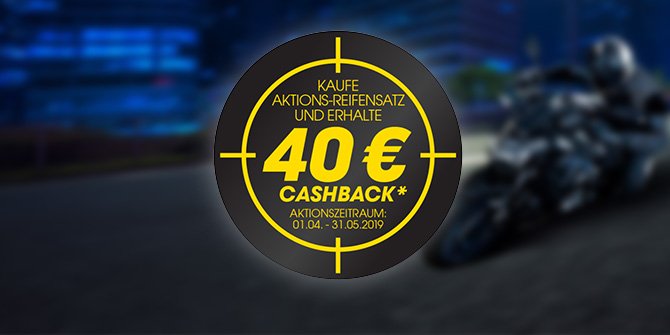 Dunlop 40 € Cashback Aktion